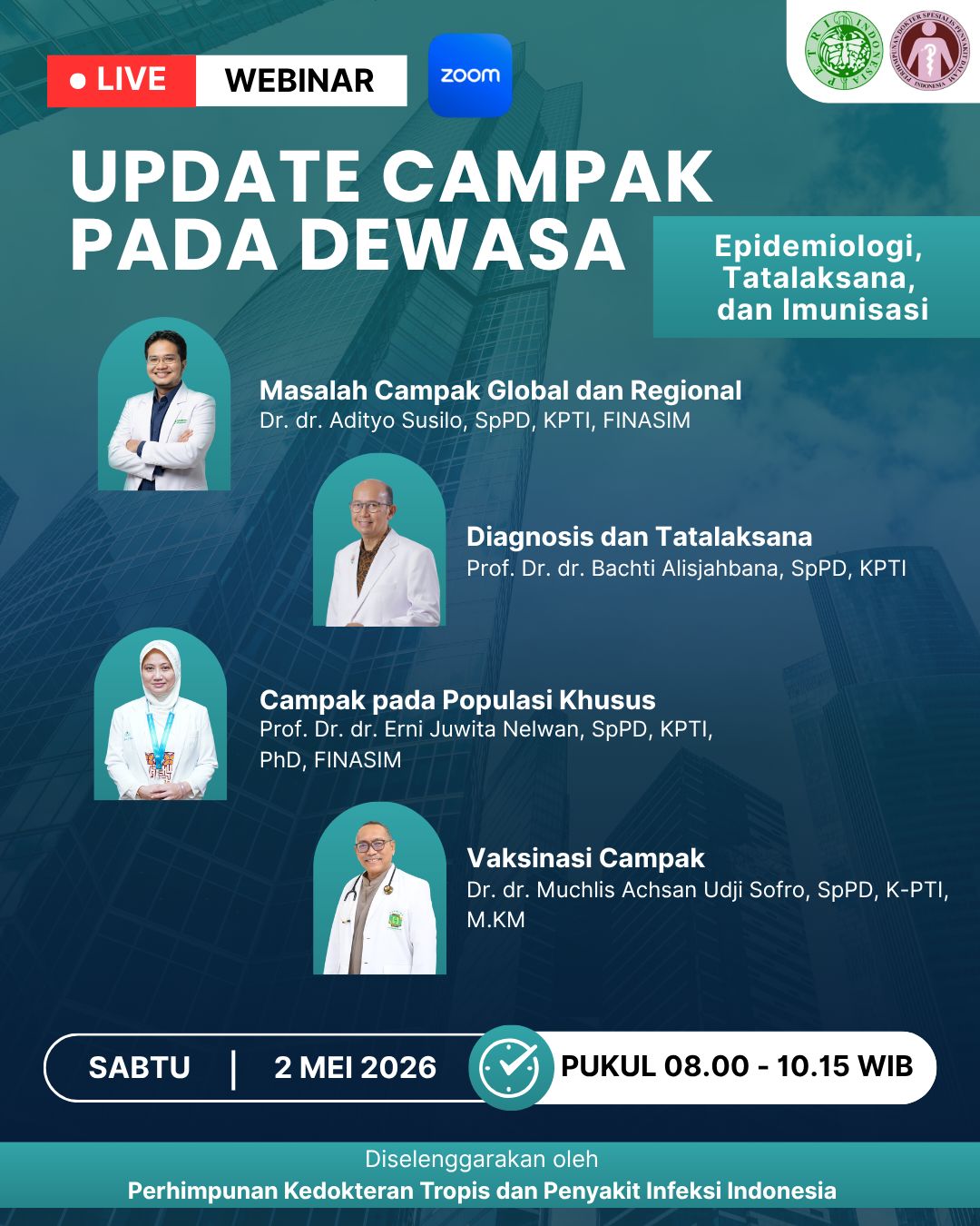 UPDATE CAMPAK PADA DEWASA Epidemiologi, Tatalaksana, dan Imunisasi